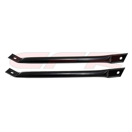 Cfr Performance CFR HZ-9176 Chrome Radiator Support Bars-Camaro 1970-81 HZ-9176-PBK